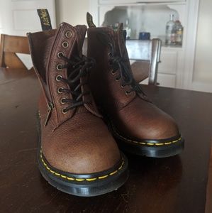 Brand New Brown Leather Dr. Martens!